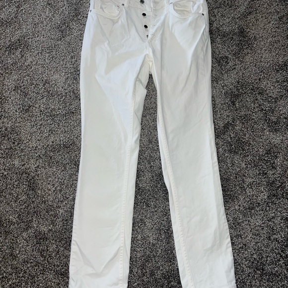 Anine Bing Cindy Straight Exposed Button jeans - Picture 2 of 5